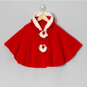 Red Fleece Cape